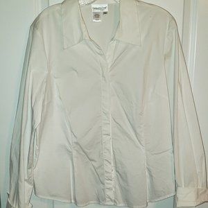 Crisp White Button Up with French Cuffs